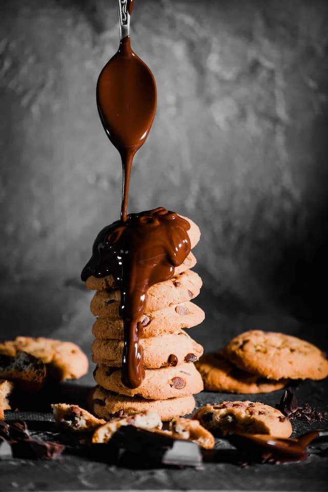 Cookies with chocolate