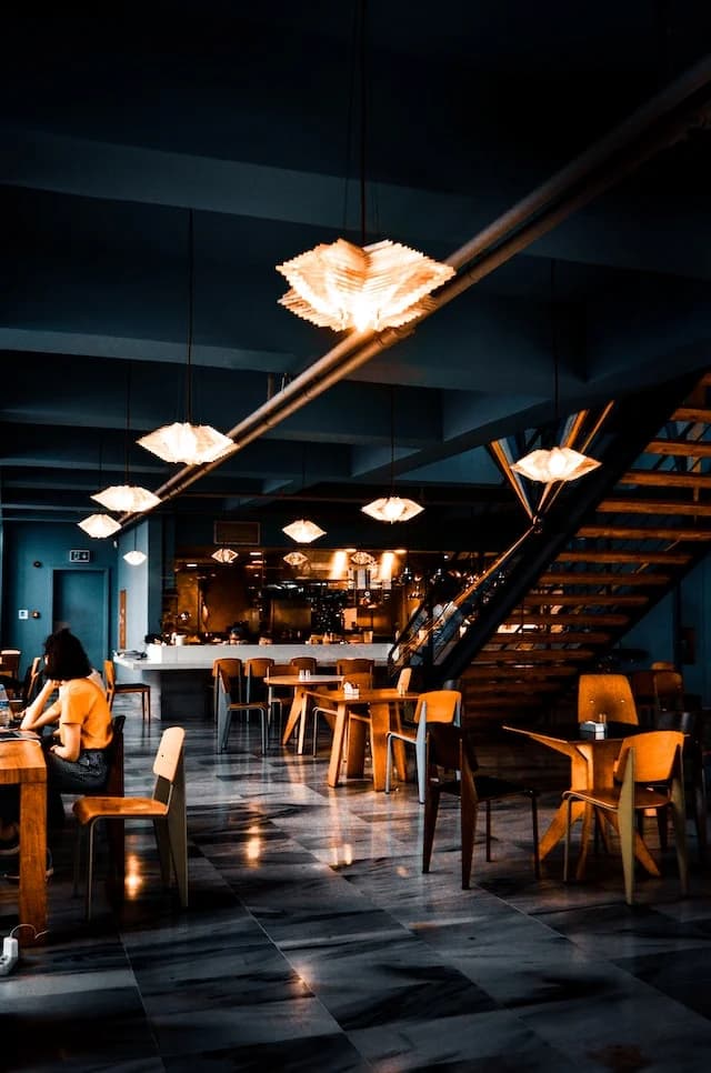 Inside of restaurant